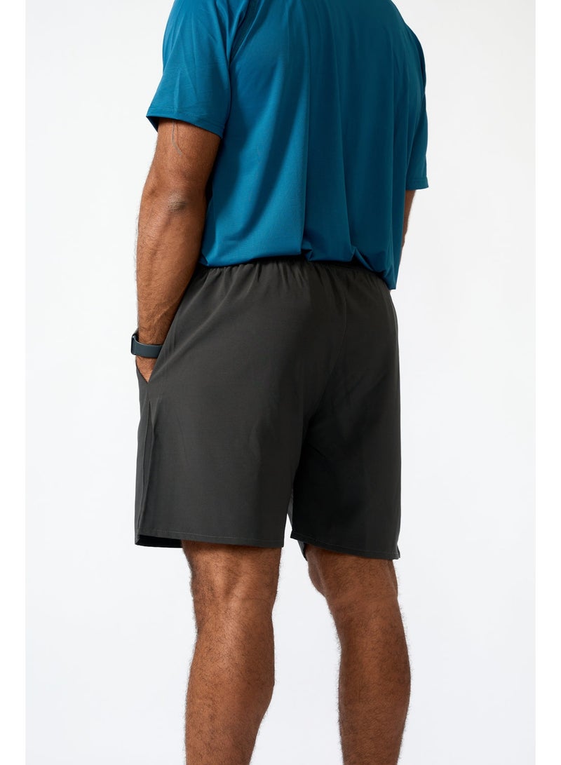 Beyond Men's Charcoal Grey Training shorts - Image 2